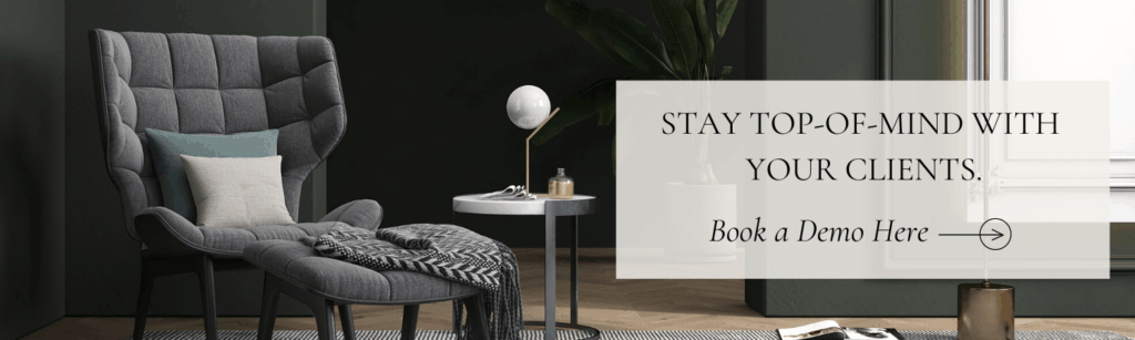 stay top of mind with your clients demo CTA