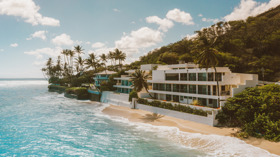 beautiful beachfront home